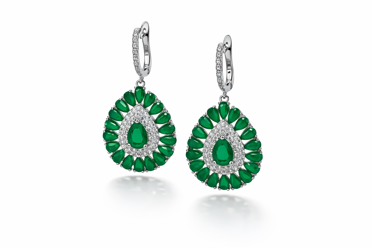 Emerald earrings