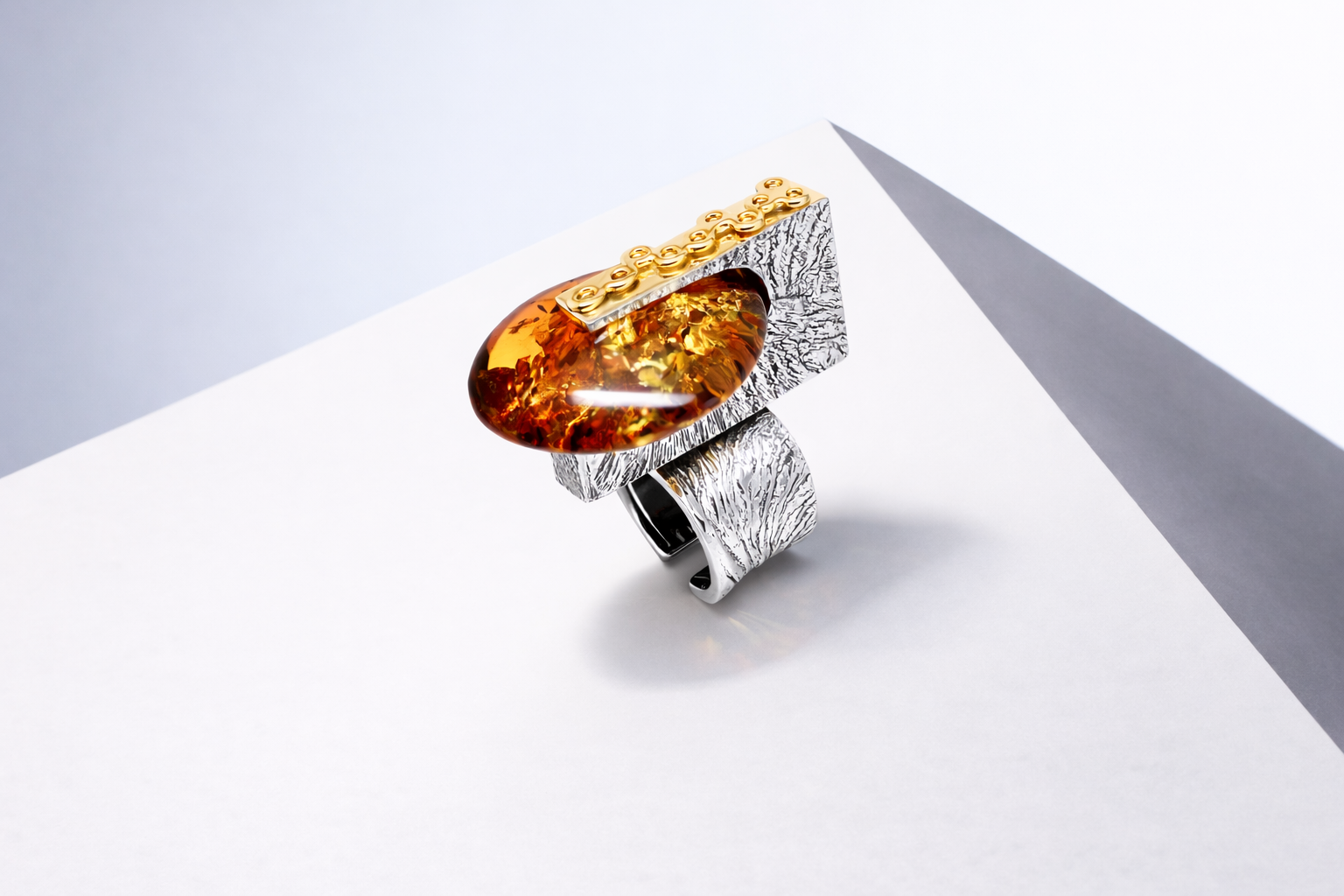 Amber ring — Styled